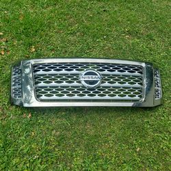 GRILL FOR NISSAN TITAN XD PLATINUM YEAR 2016 UP 2019