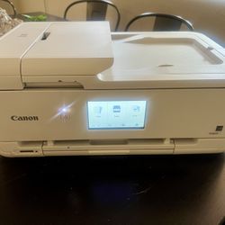 Canon TS9521C All-In-One Wireless Crafting Photo Printer, 12X12 Printing, White