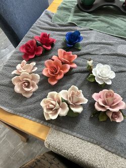 Capidemonte Porcelain Rose Collection