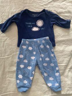 Baby boy used pajamas size 3-6m
