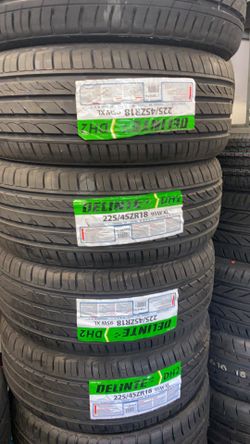 225/45R18 SET OF 4 TIRES 💰WE DO FINANCE NO CREDIT NEEDED