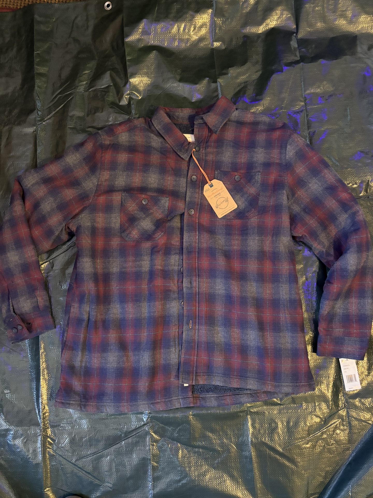 Heritage Weatherproof Vintage Flannel Jacket Size XXL *Brand New With Tags