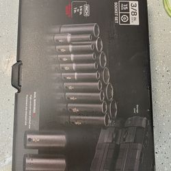 Tekton 3/8in Drive 15piece Socket Set 