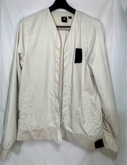 PUMA x XO The Weeknd Collaboration Bomber Jacket White Silver Birch Size XL