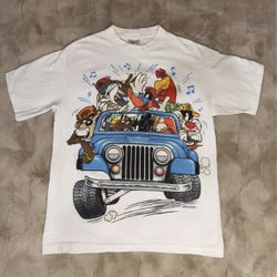 Vintage 90s Looney Tunes WB Crew Tee – Changes Tag