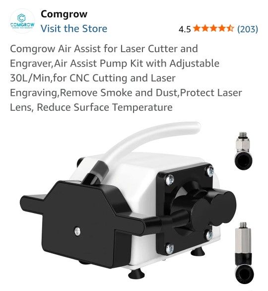 Laser Air assist, Ortur, Xtool, Cutter, Engraver