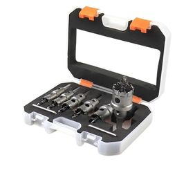 6PCS 16-35mm TCT Hole Saw Cutter Alloy Set Carbide Tip for Stainless Steel Iron Plate Metalworking Crown Set Drilling
