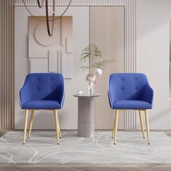 Blue Arm Dining Chair Set Of 4