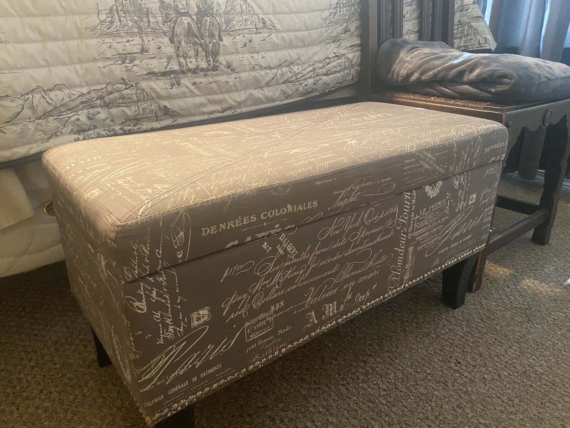 Storage ottoman. Like New. 