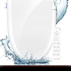 FVZ Bidet Toilet Seat Elongated Smart Heated Toilet Seat with Warm Water & Dryer