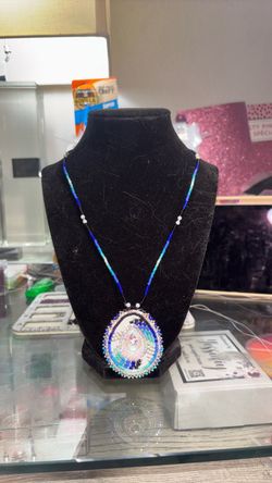 “Under the sea” medallion necklace