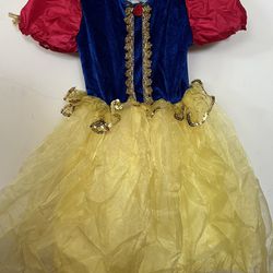 Snow White Cute Dress Costume For Little Girls 