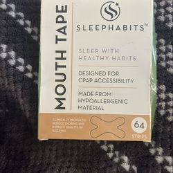 Mouth tape sleep habits 
