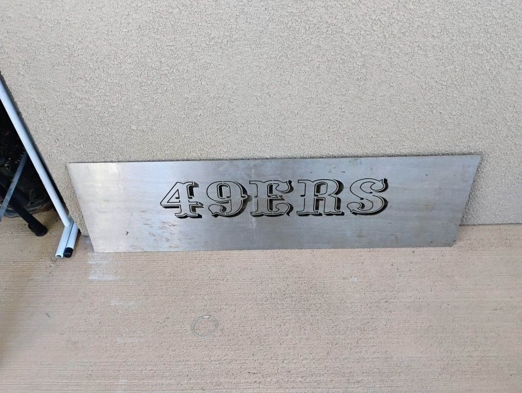 Stainless Steel Metal Sign