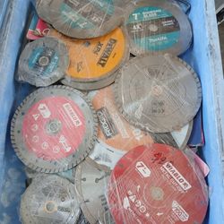 Concrete  , Tile Blade 4 1/2"   7" $15 Each Firm 