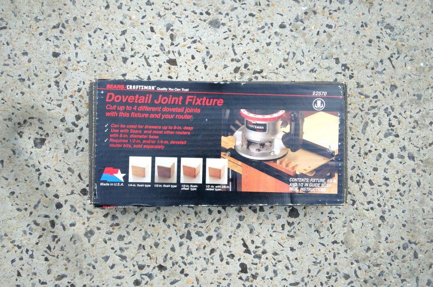 Sears/Craftsman Dovetail Joint Fixture 