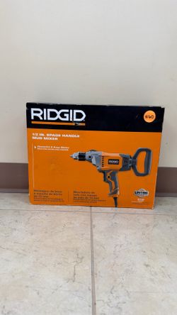 RIDGID 1/2” SPADE HANDLE MUD MIXER