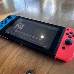 Nintendo Switch  With Mario Kart 8