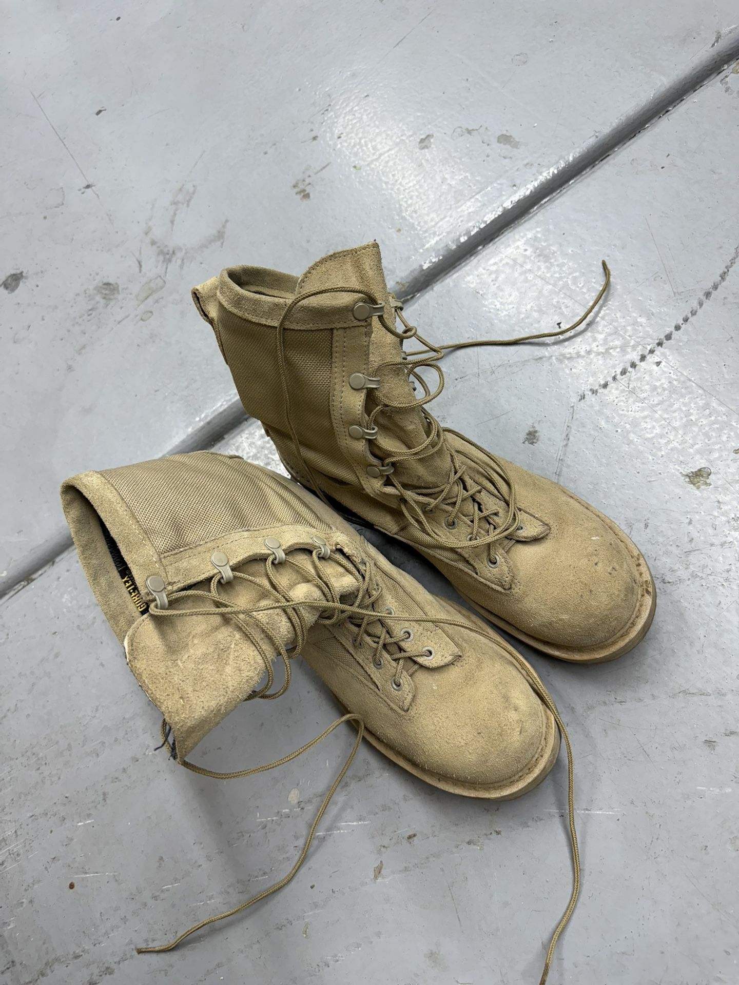 Military Combat Boots Sizes 11W and 12.5