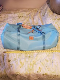 Jon Hart coated canvas duffel bag 27X12X11