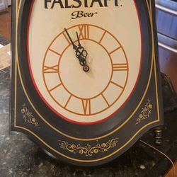 Antique Falstaff Beer clock (OBO)