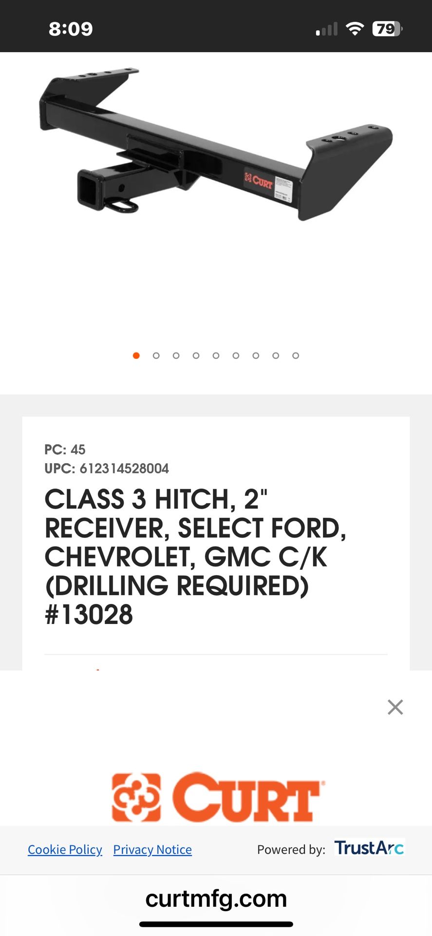 Chevy GMC Trailer Hitch