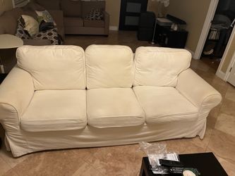 White sofa