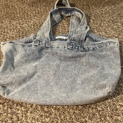 Large Denim Bag