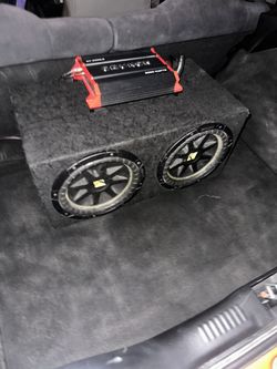 2 10” Kicker Comp Subwoofer