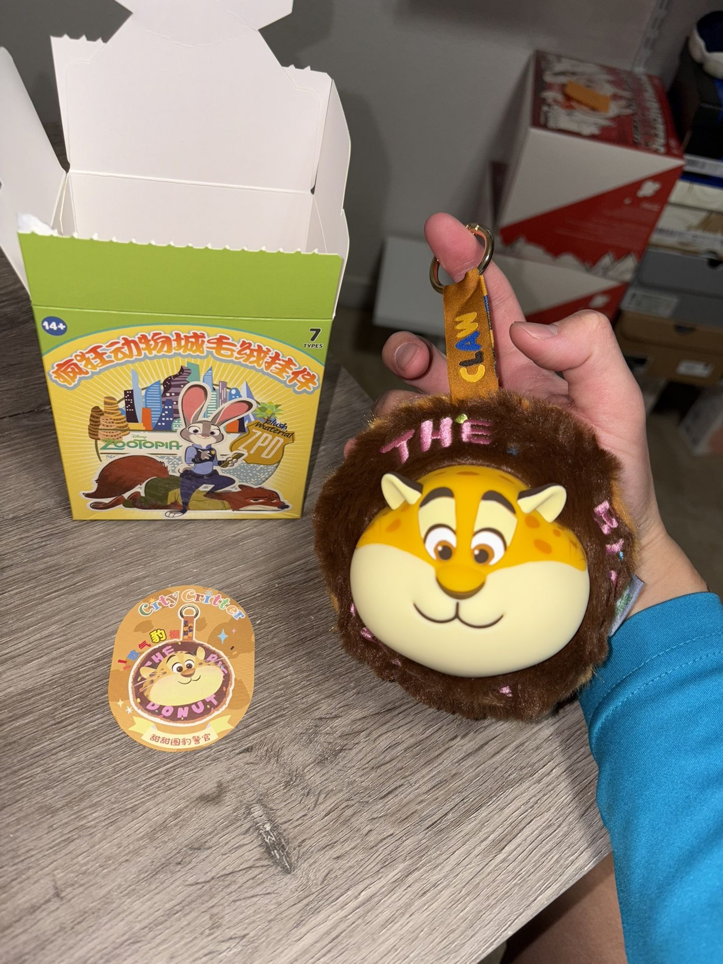 Authentic Megos by Mesuca Disney Zootopia Keychain - The Big Donut Claw Hauser