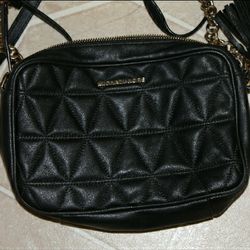 Michael Kors Black Cross Body Handbag Purse
