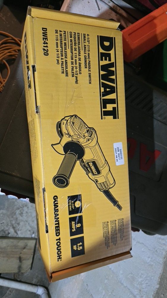New Dewalt Grinder