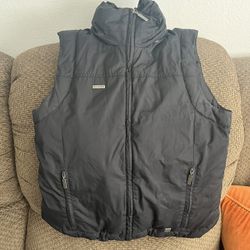 Columbia XCO Down Vest Puffer Jacket Womens XS Black *Missing Hood*