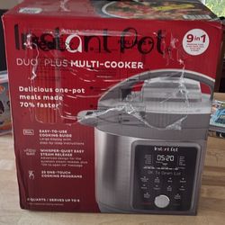 Instant pot Duo Plus 6qt Cooker