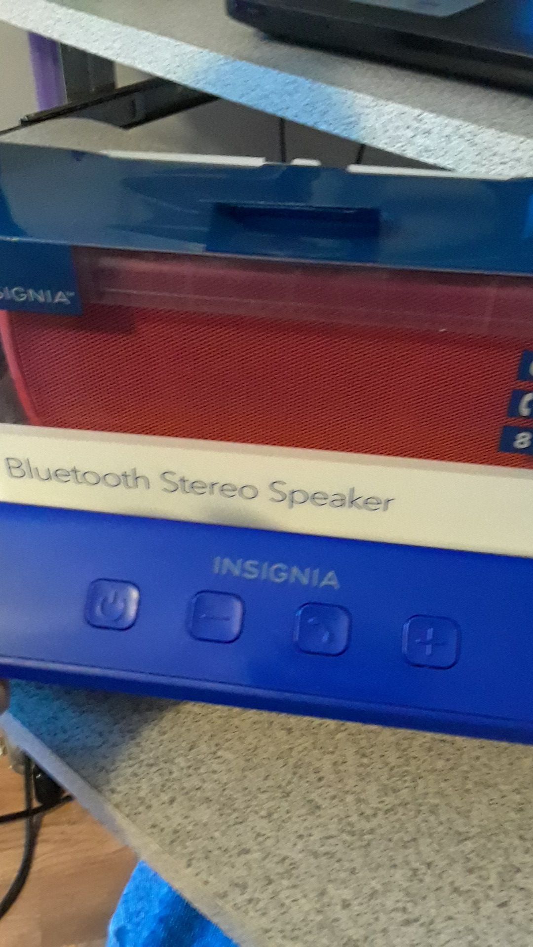 Insignia bluetooth speakers.
