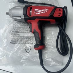 Milwaukee 1/2 in. Impact Wrench with Rocker Switch and Detent Pin Socket Retention