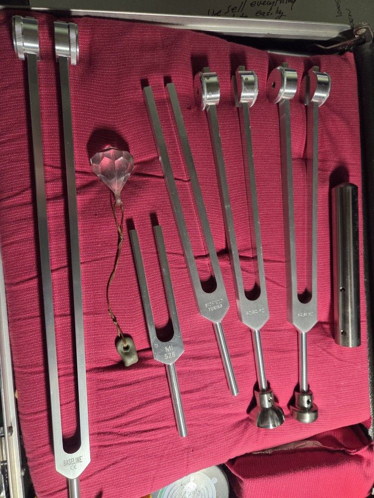 Biotuning -tuning fork set, complete set for sound and bio-tuning healing
