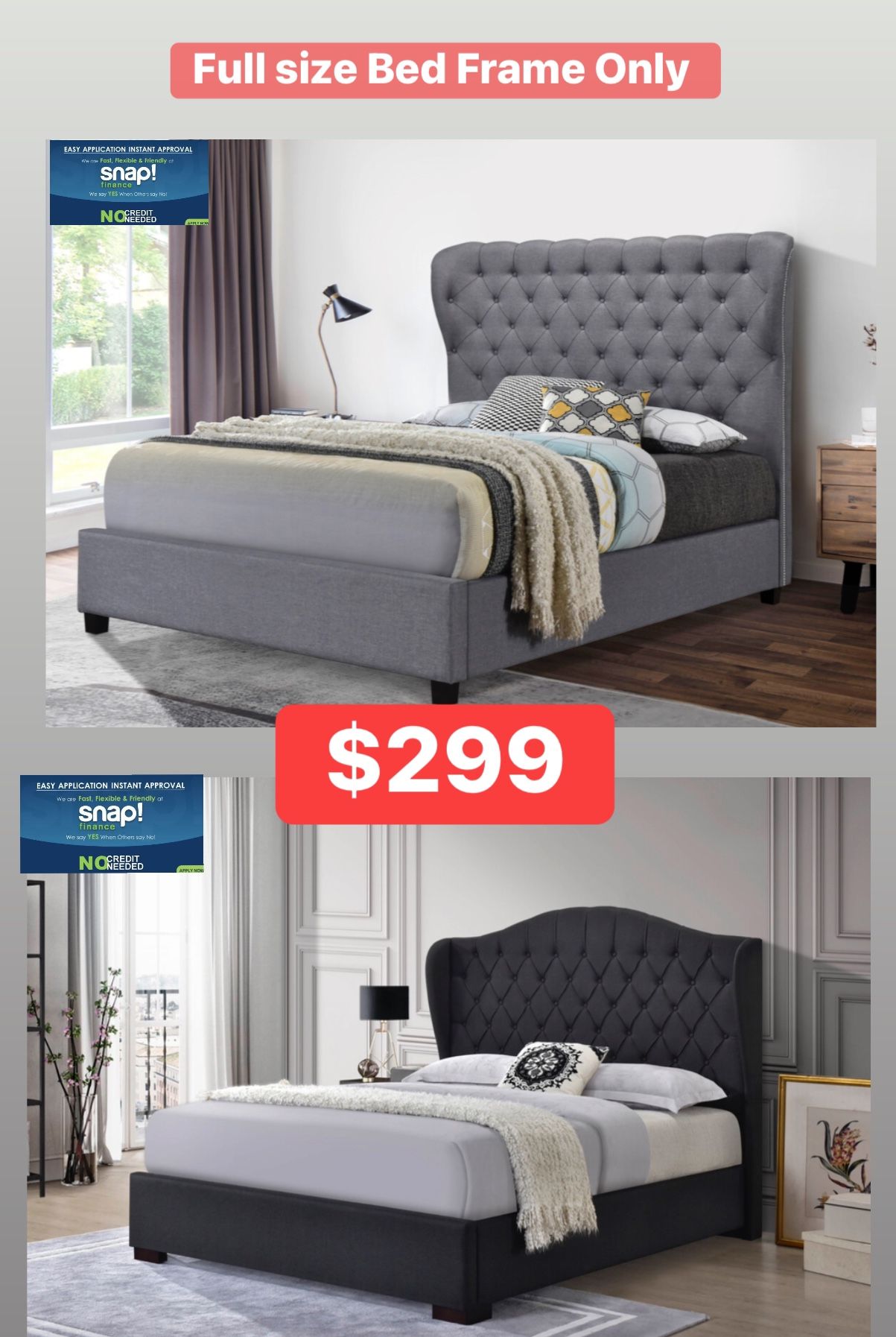 Full Size Bed Frame Only!