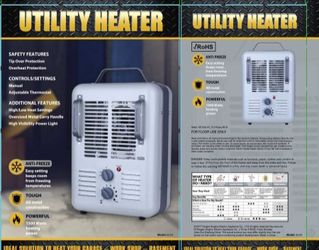 Utility 'Milkhouse' Style Electric Space Heater #DQ1702 for Sale in  Houston, TX - OfferUp