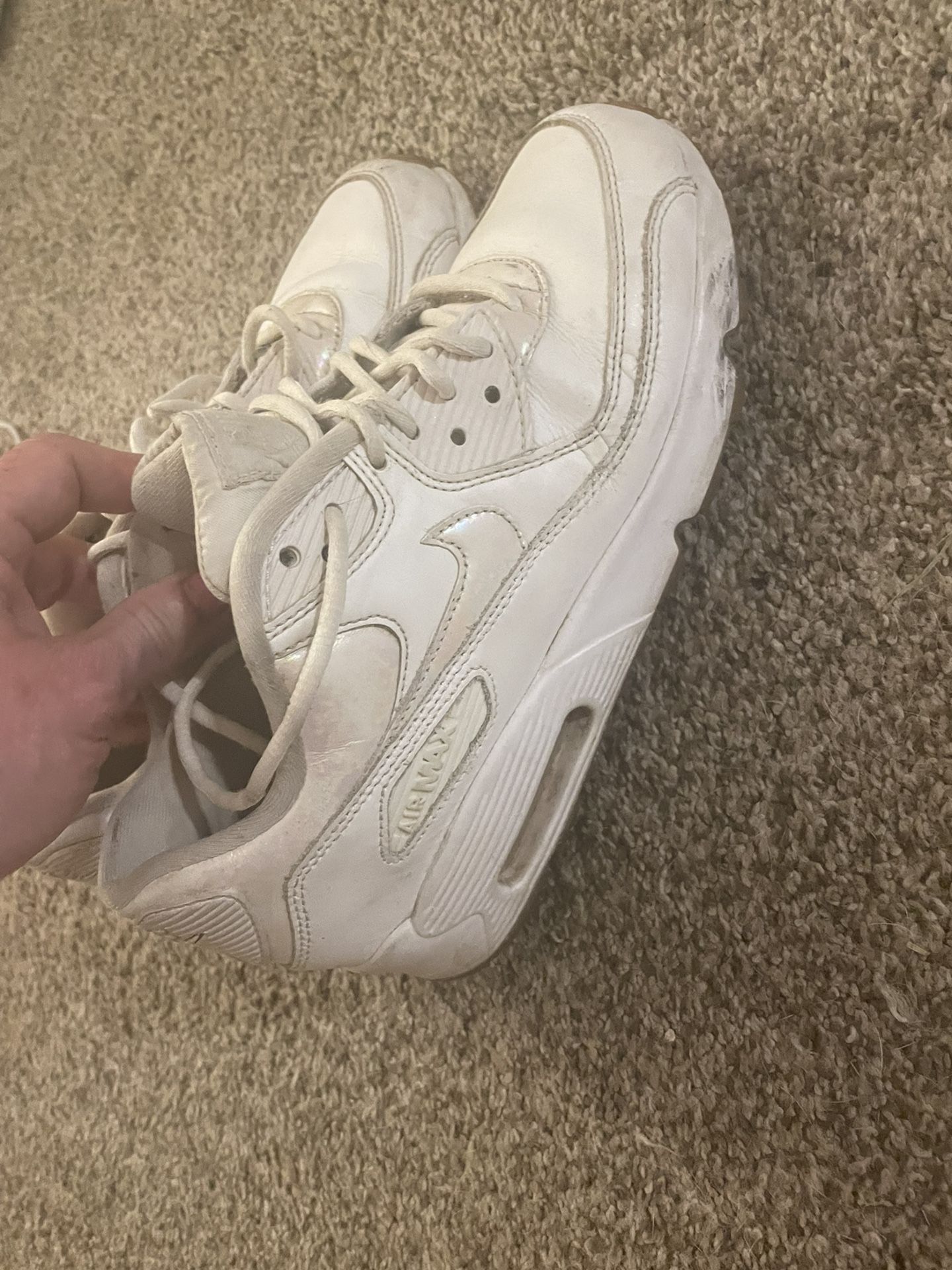 Womans White Nike Air Max