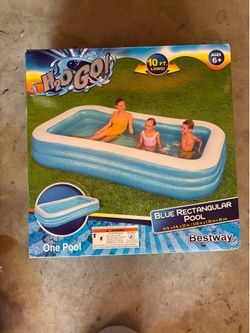 New inflatable pool