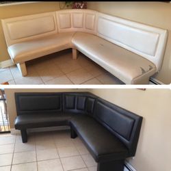 Reupholstery Shop Nook Cover Plastic Cover Repair 