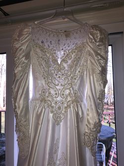 Long Sleeve Wedding Gown (never worn)