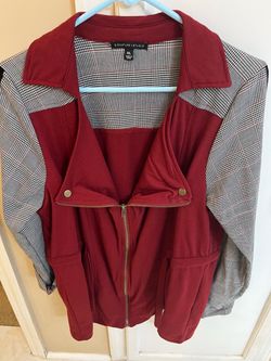 Signature Studio Mixed Media Jacket XL