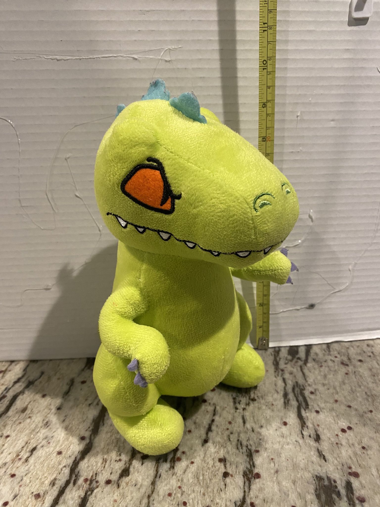 Nickelodeon Rugrats Reptar 10” Plush Toy Just Play 2023 Green Dinosaur Dino