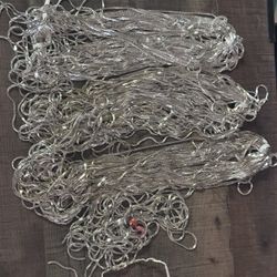 Bulk Silver-Tone Box Chain – Decorative Craft Chain – Large Lot