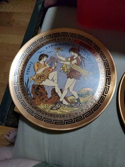 Copper Hanging Tray/plates.