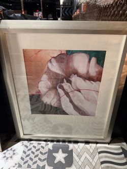 Framed Floral painting