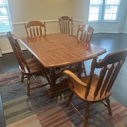 Wood Dining Set