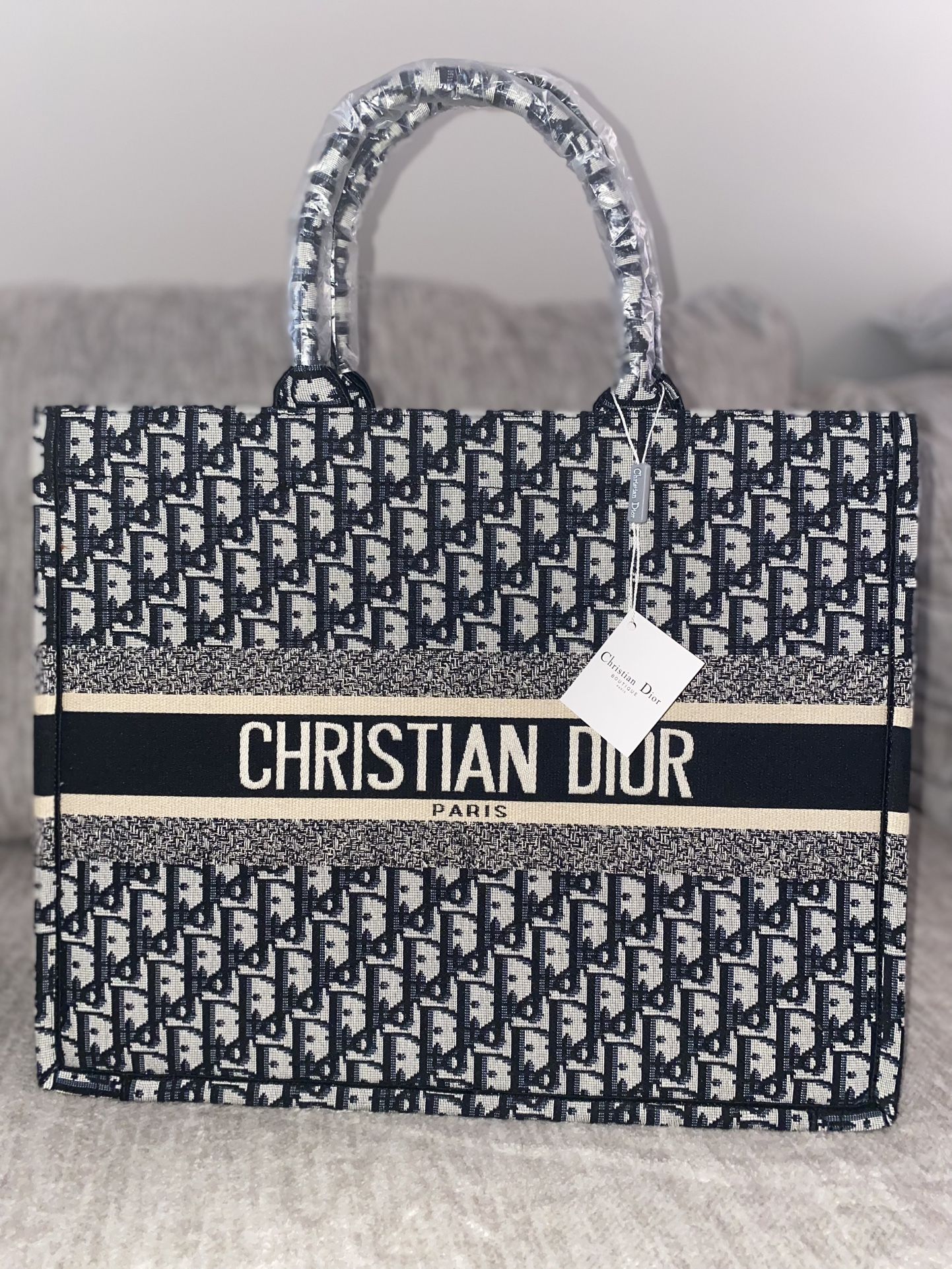 LARGE DIOR BOOK TOTE